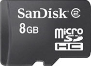 Sandisk Microsdhc 8gb Card